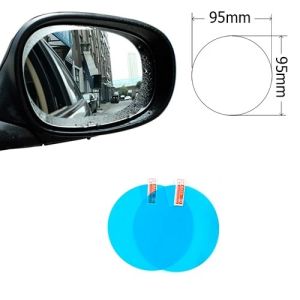 [Premium Quality] 2PCS Anti Fog Car Rearview Mirror Film Rainproof Waterproof Anti-Glare Sticker