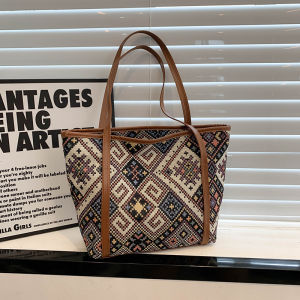 IFASHION 2197 Large Capacity Women Shoulder Tote Bag Versatile Style Bag Tangan Wanita Stylish