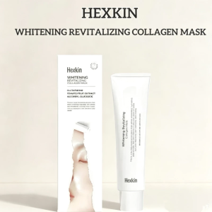 [SG Local Stock] Hexkin Whitening Revitalizing Collagen Mask 65g (Whitening brightening skin tone making skin radiant and shiny)