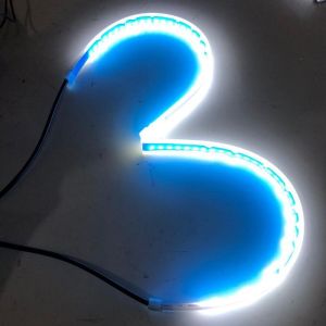 Lampu alis LED running flash 30cm motor mobil universal