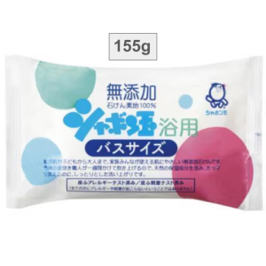 【Direct From Japan】Shabondama Soap Bar: 100g/155g Additive-Free Sensitive Skin Bulk Pack (3/6/12pcs)