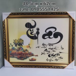 Thư pháp TRI ÂN Thầy cô. Quà tặng 20/11 8/3 20/10 sinh nhật tết. Tranh treo tường trang trí
