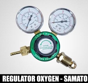 Regulator Oxygen Samato Qr-80 Regulator Oksigen Untuk Las / Oxygen Welding Regulator