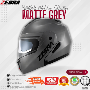 ZEBRA YM-602 (MODULAR) Helmet Dual Visor for Men and Women