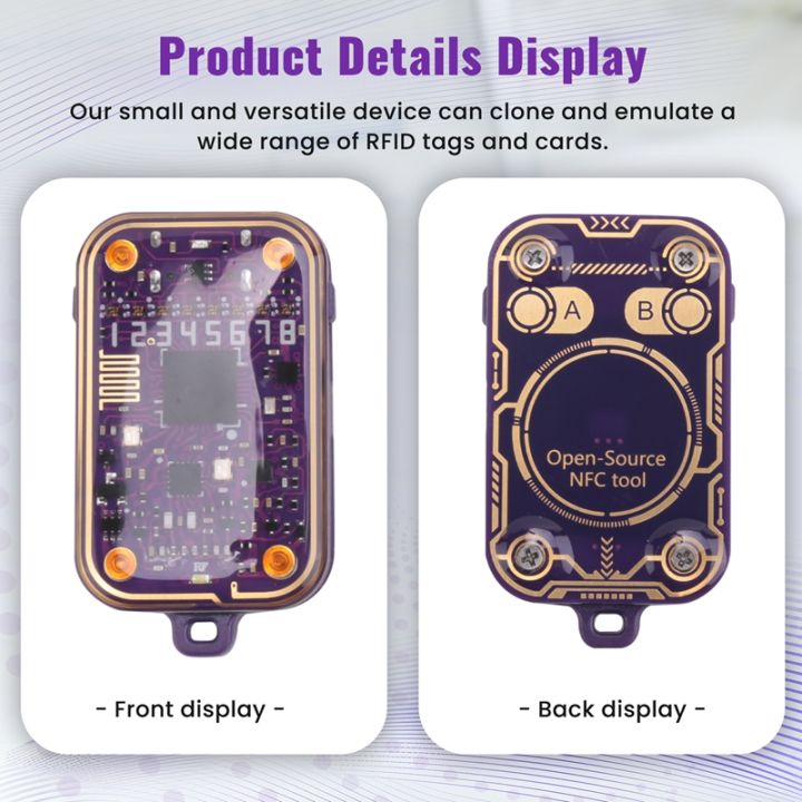(BGSJ) RFID Smart Chip Reader Smartcard Emulator EM125KHZ IC 13.56Mhz ...