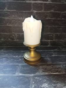 เทียนปลอมมีน้ำตาเทียน เทียนLED เทียนใส่ถ่าน 3A/AAA รุ่น 412641274128