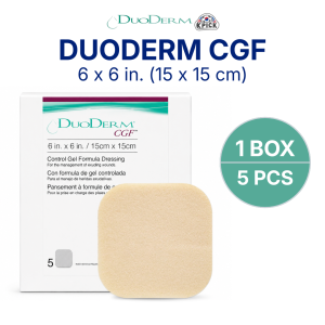 DUODERM CGF 5PCS 6in x 6in / 15cm x 15cm Hydrocolloid gel bandage