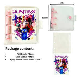 Anime Cartoon Kpop Demon Hunters Photocard Album Card Collection Book