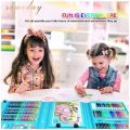 Mega ART Coloring Set Painting set Color Set Water Color Pen Crayon Drawing set For Children Gifts Tools Kit Boys Girls Students Christmas Birthday Holiday Festival Neon Book Ink Craft Washable Pencils Oil Sticks Pastel. 