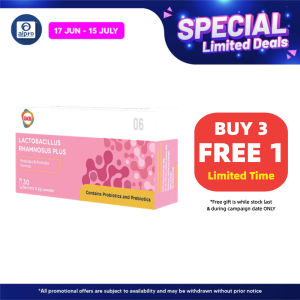 [Alpro Pharmacy] GKB Lactobacillus Rhamnosus Plus Probiotics Prebiotics 30 Sachets Gut Digestive Health Eczema Sensitive Skin Immunity Supplement