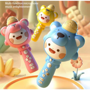 Micro Không Dây Mẫu Thú Hoạt Hình Cute Hát Kara Cho Bé
