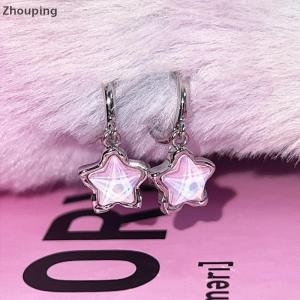 【ZP】 Cute Jewerry Gothic Dễ Thương Giấc Mơ Cổ Tích Ánh Trăng Đá Sao Mặt Dây Chuyền Bông Tai Cho Egirl Y2K Emo 2000S Harajuku Goth Đồ Trang Sức Cổ Điển Phụ Kiện