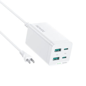 Bộ sạc bàn  Kovol Charging Mate GaN KV-PC002 PD 4 por 65W 4 cổng 2C2A