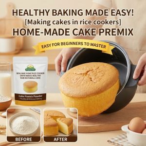 ✨ Fluffy Cake Flour For Electric Rice Cooker Fine Texture Baking Mix Soft Moist Cake Powder Rich Aroma Smooth Taste Healthy Baking Ingredient - Electric Rice Cooker Cake