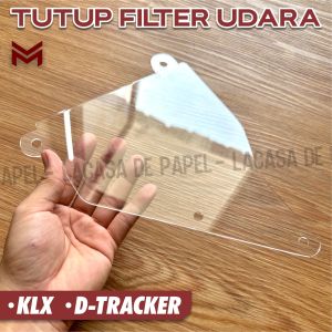 TUTUP FILTER UDARA COVER PELINDUNG FILTER UDARA BAHAN ACRILIC AKRILIK LOKAL BRAN MOSCOW KETEBALAN 2 MM BENING MOTOR KLX DAN D TRACKER 150 PREMIUM QUALITY ACCECORIS MOTOR