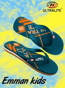 Ultralite Emman Kids Fashion And High Quality Beach Pool Indoor Outdoor Flip Flop Slippers For Teens (W156)