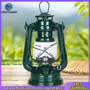 Winnereco Vintage Oil Burning Lantern Metal Kerosene Lantern Hurricane Table Lamps with Handle for Camping Home Patio
