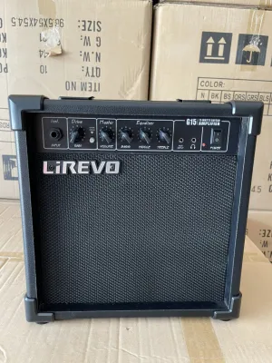 สินค้ามาแรง Lirevo แอมป์กีตาร์ 10 วัตต์ มีเอฟเฟคเสียงแตกในตัว รุ่นG10 ** แอมป์กีต้าร์มือใหม่