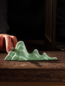 ที่วางแปรงเซรามิกพู่กันคัดลายมือกระดาษงานประดิษฐ์ตัวอักษรสำหรับการเขียนงานศิลปะแบบ Antitical Couplet