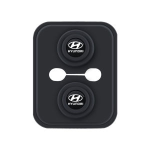 ของมาใหม่!ชุด4ชิ้น Hyundai ซิลิโคนกันกระแทกประตูรถยนต์ สติ๊กเกอร์กันกระแทกประตูล็อค มีกาวในตัว