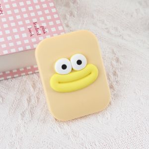 Murah Banget - Cermin Sisir 2 in 1 / Kaca Portable / Cermin Hias Mini Motif Smile / Sisir Rambut Lipat Praktis