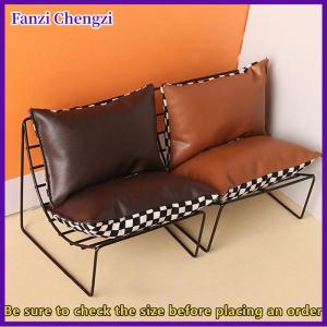 Fanzi Nhà búp bê 1:12 thu nhỏ Ghế Sofa ghế sau ghế Phân đồ nội thất phòng khách mô hình trang trí đồ chơi nhà búp bê phụ kiện