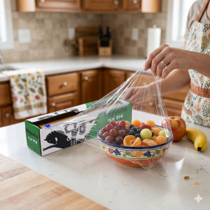 300meter Commercial Home Use Cling Film Plastic Wrap Fruit Food Grade Packing Pembalut Plastik 保鮮膜