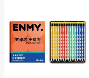 20pcs Boxed 2B/HB With Eraser Pencil Set Writing Painting Learning School Supplies Children Stationery
