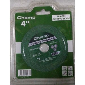CHAMP DIAMOND CUTTING DISC 4 INCHES FOR GLASS UNIVERSAL ULTRA THIN DISC FINE FOR CERAMIC TILE OR JADE