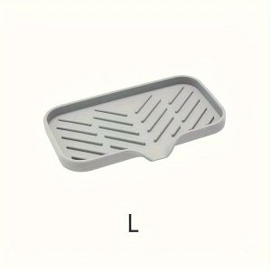 G6 Khay bồn rửa nhà bếp bằng silicon Giá đựng bát đĩa xà phòng có đầu thoát nước GA625