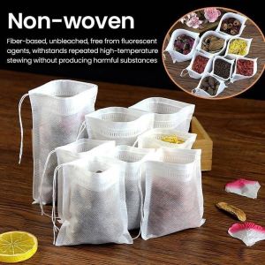 100 pcs Empty Tea Bag Coffee Filter Pouch Bag Filter and Brew Herbal medicine Herb Coffee Drip Bag