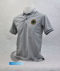 💥เสื้อโปโล พกส. พนักงานกระทรวงสาธารณสุข (พกส.) สีเทา (ชาย/หญิง) ผ้าเกรดแบรนด์เนม นุ่มลื่นใส่สบาย