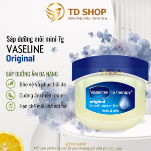 Sáp Dưỡng Môi Vaseline 7g Hồng xinh I Mềm mịn I Ngọt ngào - TD Shop