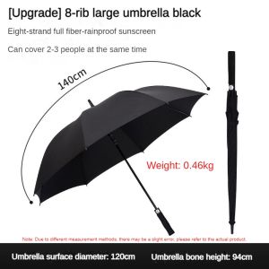 (Ship in 12hrs)AMBRELLA 8 bone Automatic Large(big) Umbrella quality UV Windproof rainproof Golf Straight Handle lightweight Long Umbrella