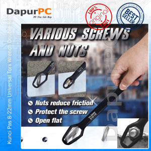 Kunci Pas 8-22mm Universal Torx Wrench Double-Head Self-tightening
