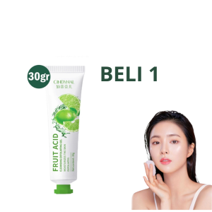 Expoliasi Wajah dan badan Oulisi Facial Glowing Blackhead Cleaner Body exfoliating whitening peeling gel gel