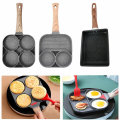【KW】Rolled Egg Japanese Style Cooking Tool Maifanite Stone Kitchen Non-stick Omelette Tamagoyaki Breakfast Frying Pan. 