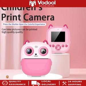 6 In 1 Portable Video Camera Type-C Rechargeable Mini Instant Print Camera 1300mAh Thermal Print Camera Christmas Birthday Gifts