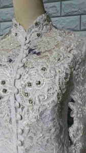 set kebaya akad nikah kebaya brukat modern kebaya pengantin cantik bisa COD