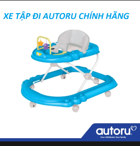 Xe tập đi  AUTORU có nhạc và có khóa bánh xe an toàn cho bé - CHÍNH HÃNG