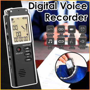 COD Perekam Suara Mini Tersembunyi Jarak Jauh Jernih Tanpa Kabel Digital Voice Recorder 8GB T60