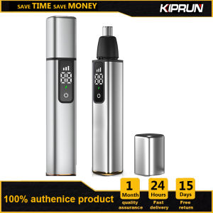 KIPRUN Electric Nose Hair Trimmer 10000 RPM Rounded Blade Trimmer For Nose Ears Hair Clipper USB Rechargeable Painless Waterproof