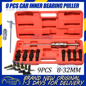 9pcs 8-32mm Inner Bearing Puller Disassembly Tool Inner Carbon Steel Bearing Puller Kit Slide Hammer Internal Kit