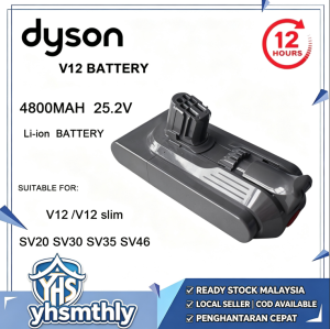 4800mAh 25.2V Li-ion Replacement Battery For Dyson V12 Slim SV20 SV30 SV35 SV46 Vacuum Cleaner