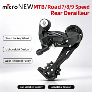 Bicycle Rear Derailleur 7 8 9 10 Speed Direct Mount Hanger Lightweight Rear Gear Shifter for MTB Road Bike