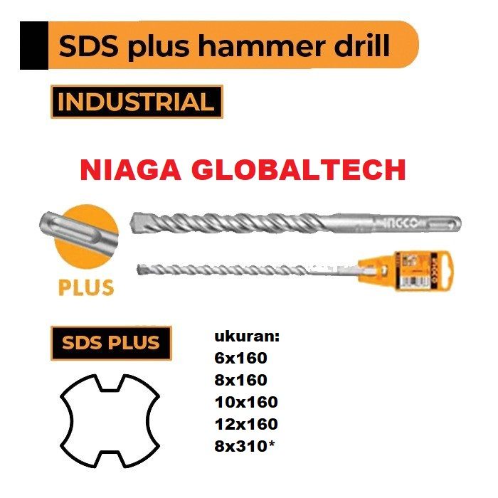 INGCO MATA BOR SDS PLUS HAMMER DRILL MATA BOR BETON COLOK INGCO