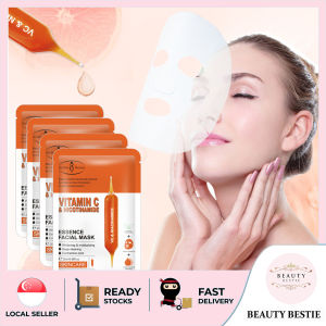 [TOP SELLING ITEMS] *AICHUN BEAUTY* 10 Pieces Vitamin C & Nicotinamide Facial Sheet Mask (250ML) – Brightening & Skin Renewal - 100% AUTHENTIC BY BEAUTY BESTIE