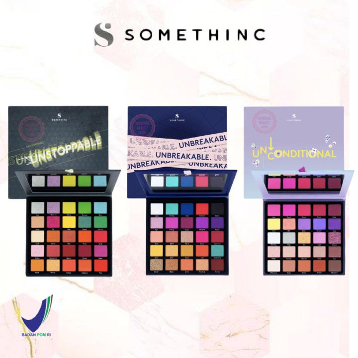SOMETHINC 25 PRO Eyeshadow Palette - UNCONDITIONAL | UNBREAKABLE | UNSTOPPABLE