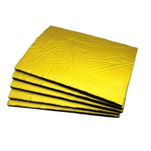 MINIFELE 262 5pcs Thickness 5mm Sound Deadener 2518cm Large Sound Proofing Mat Portable Durable Noise Insulation Mat Car Accessories