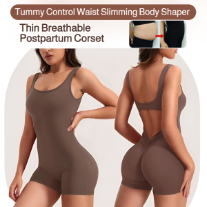 Hip-Lifting And Tummy-Tightening Shapewear Bodyshaper One-Piece Tummy Control Waist Slimming Shapewear Yoga Suit